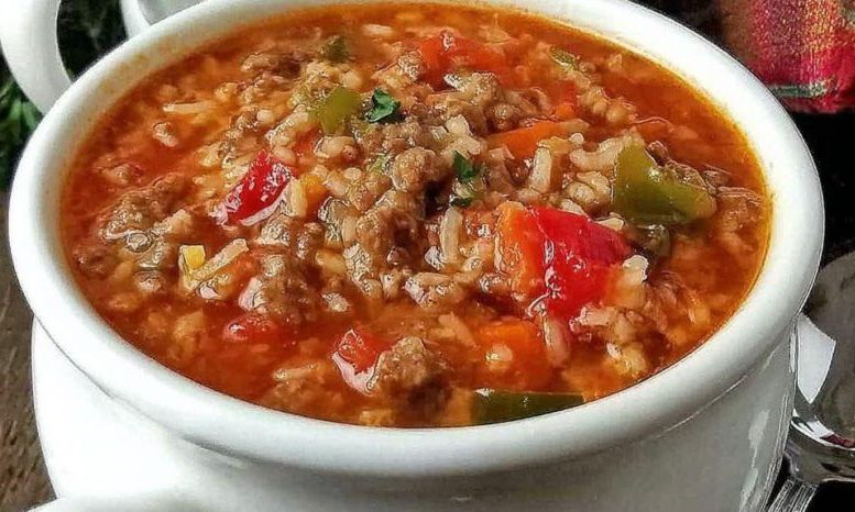 Easy Stuffed Pepper Soup