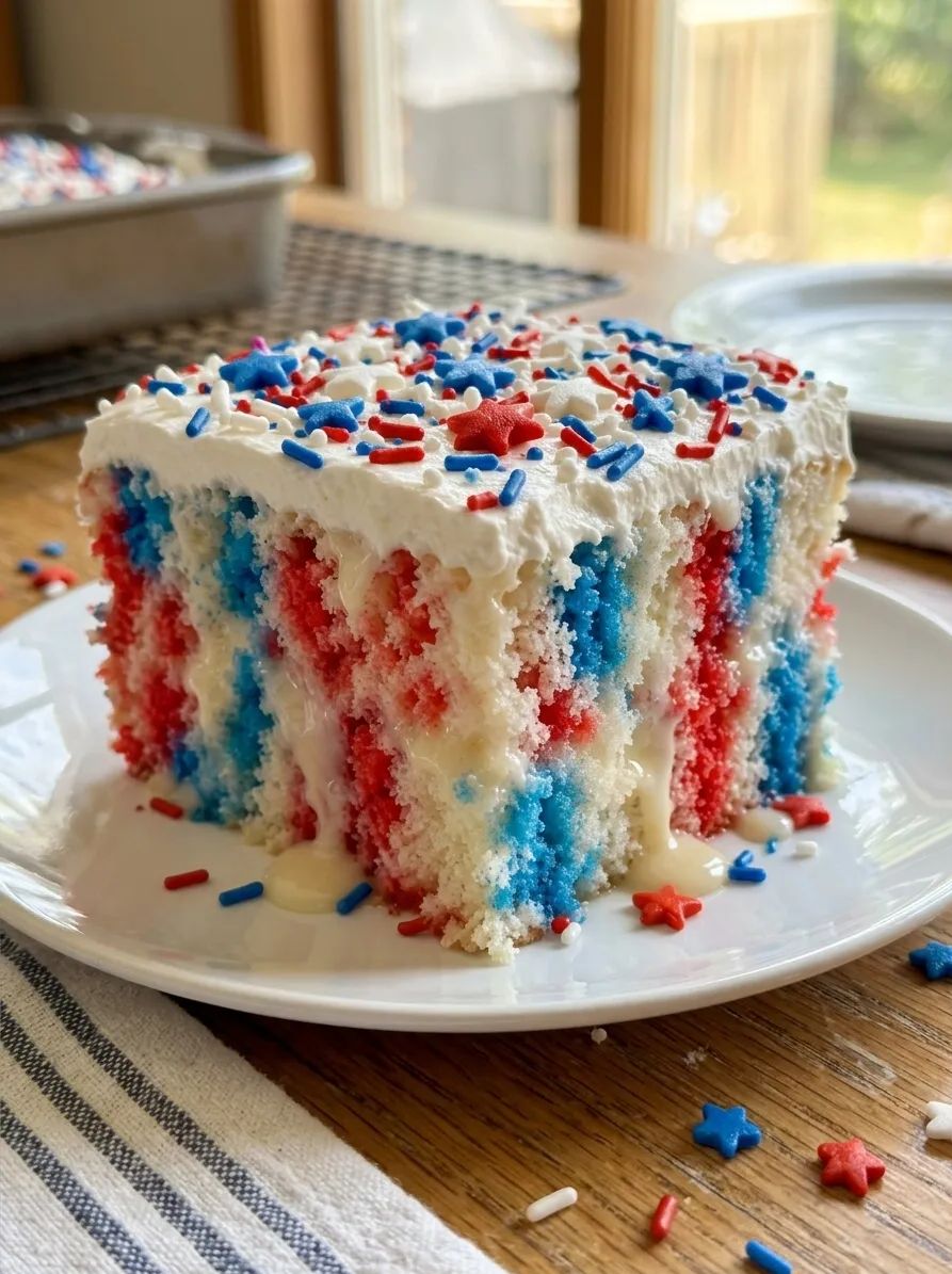 4th of July Poke Cake