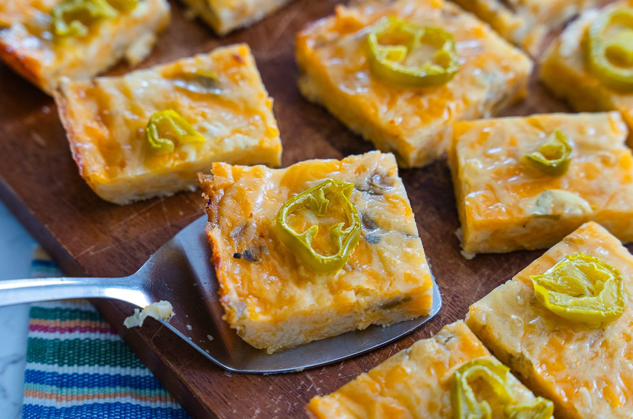 Cheesy Green Chile Bake