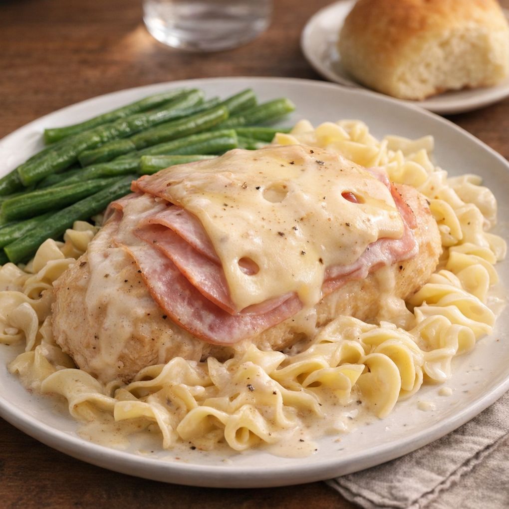 Slow Cooker Chicken Cordon Bleu