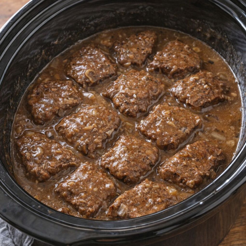 Slow Cooker Beef Cubed Steaks