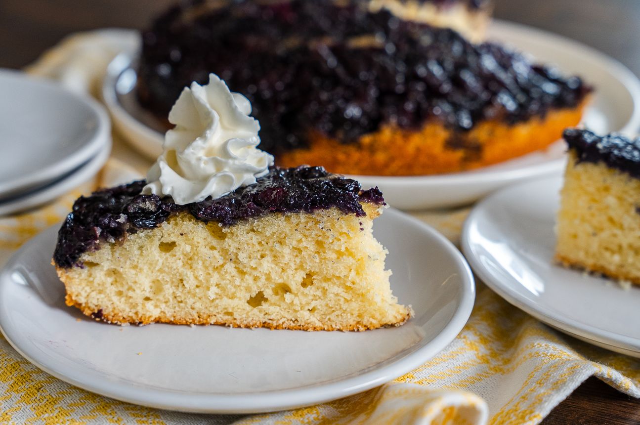 Blueberry Upside Down Cake