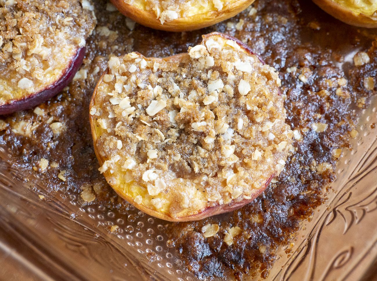 Baked Stuffed Peaches