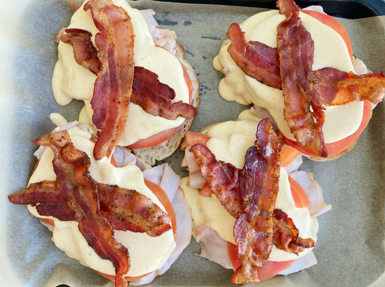 Kentucky Hot Brown Sandwiches