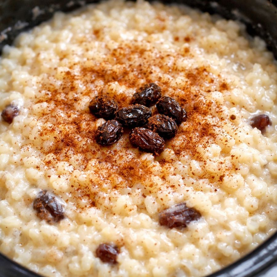 Cinnamon Raisin Rice Pudding