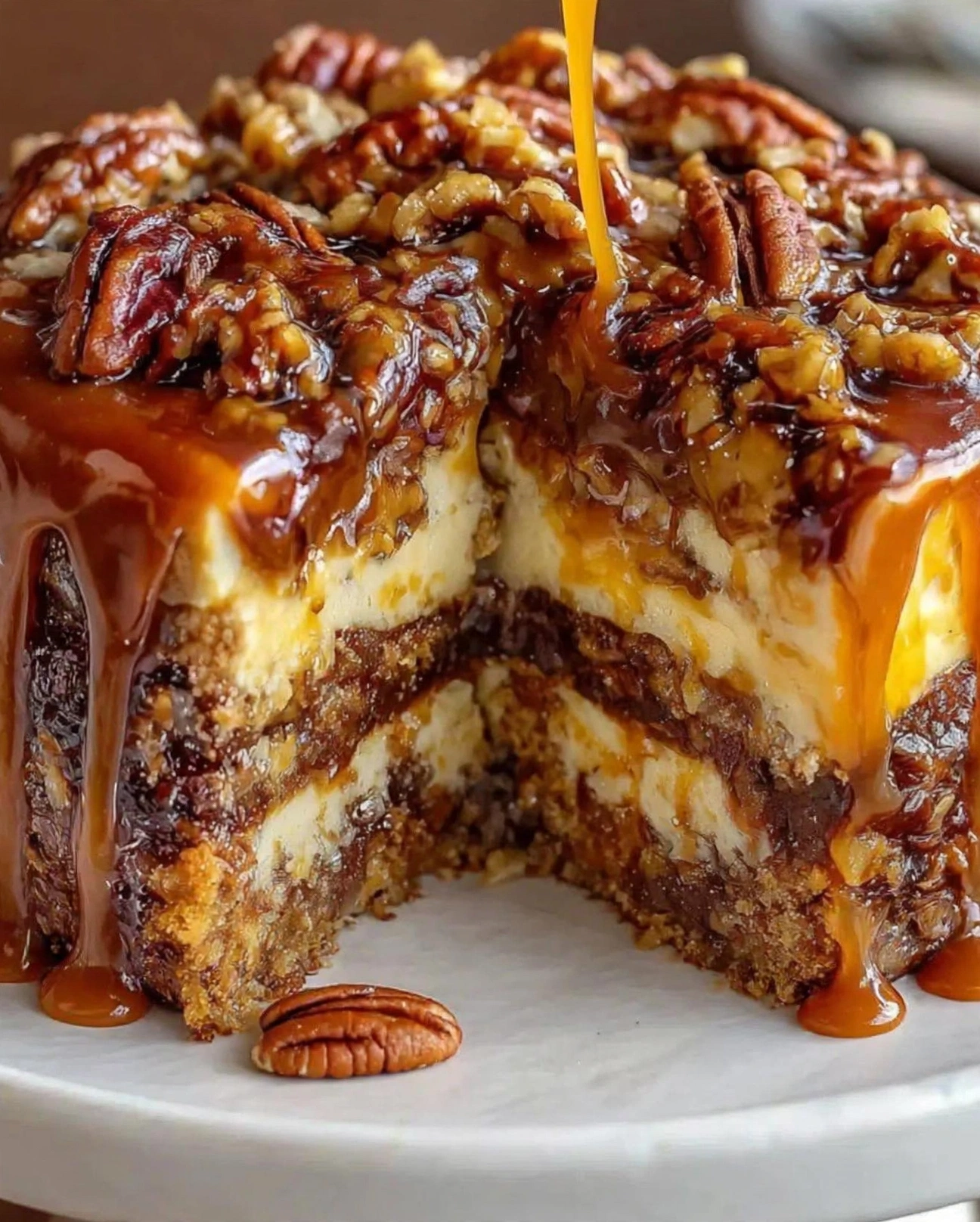 Turtle Caramel Cake Recipe