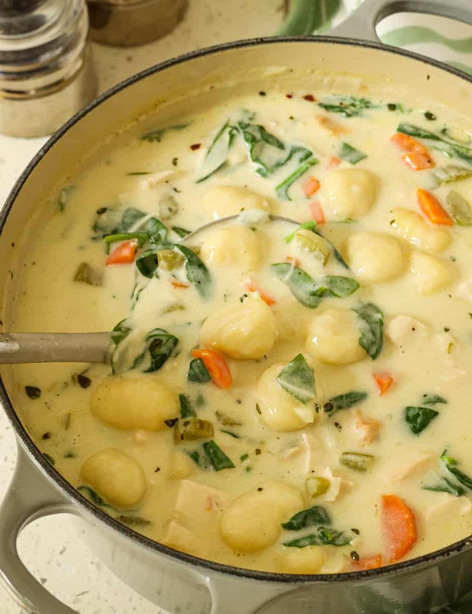 Creamy Chicken Gnocchi Soup