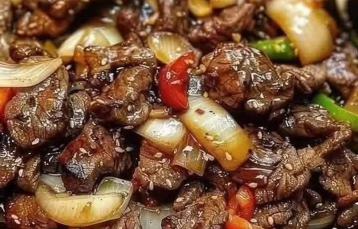 Chinese Pepper Steak with Onions
