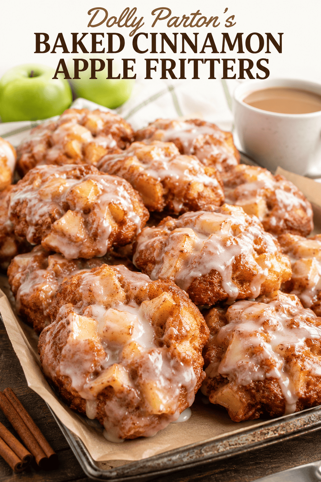 Baked Cinnamon Apple Fritters