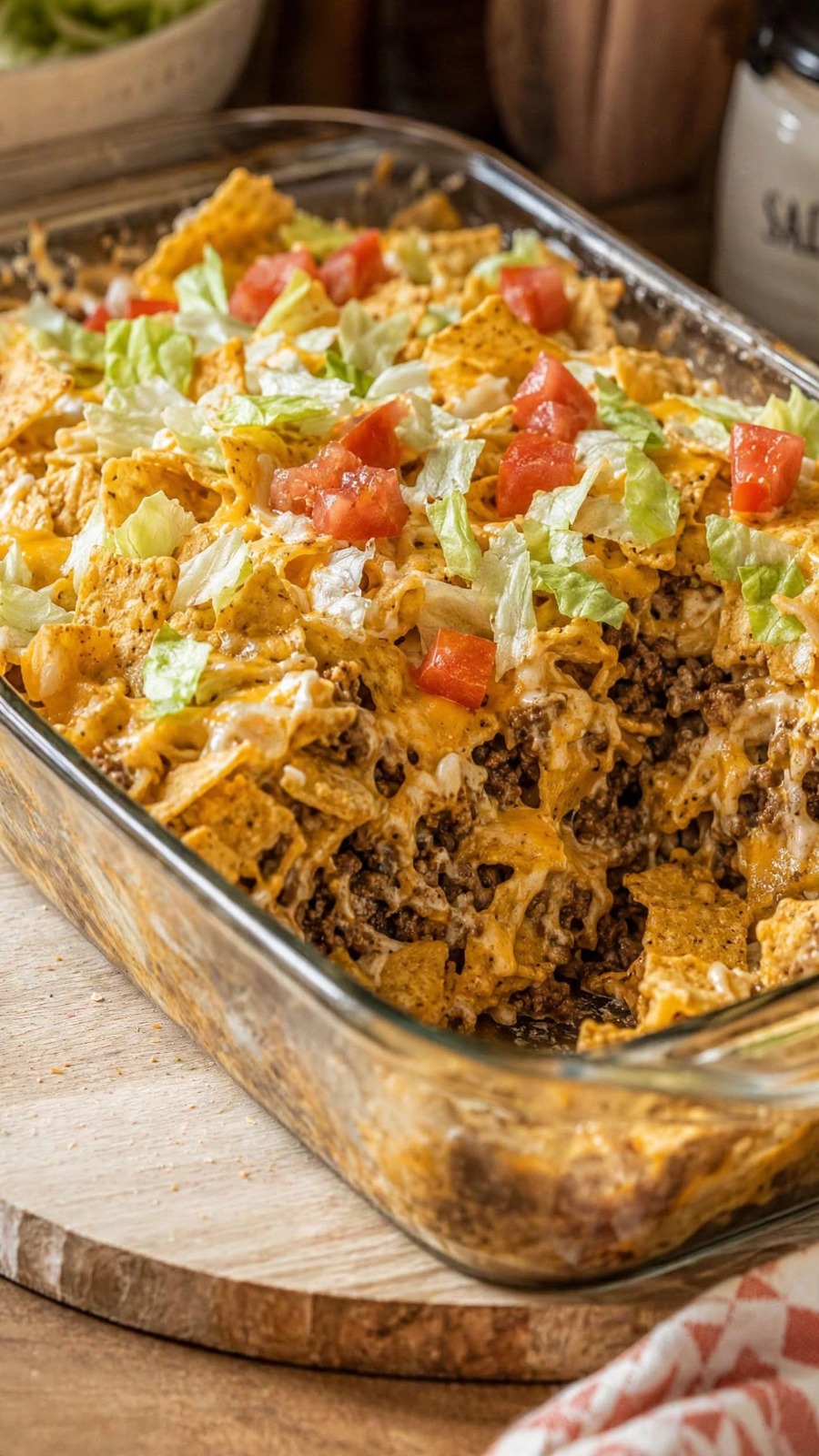Walking Taco Casserole – Easy Cheesy Taco Dinner