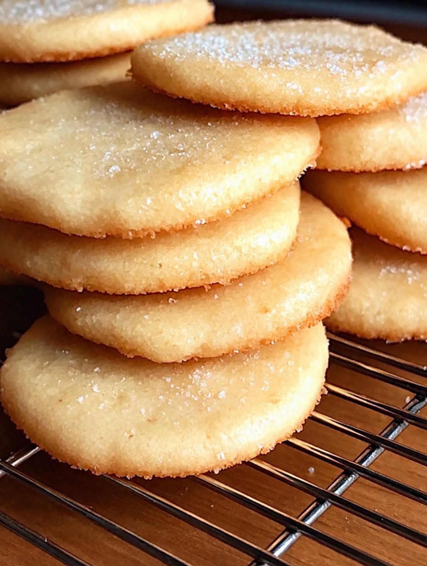 3-Ingredient Butter Cookies – Easy Homemade Cookie Recipe